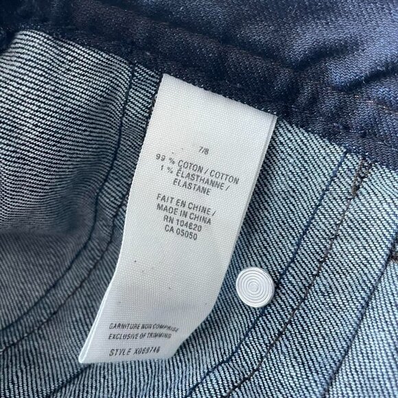 Jacob Connection Dark Wash Denim Y2K Pleated Low Rise Mini Skirt - Picture 6 of 6